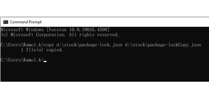 การคัดลอกและเปลี่ยนชื่อ File Path บน Command Windows